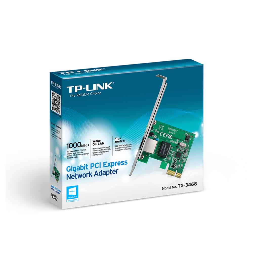 TP-Link TG-3468 Gigabit PCI Express Network Adapter TP-Link TG-3468 Gigabit PCI Express Network Adapter